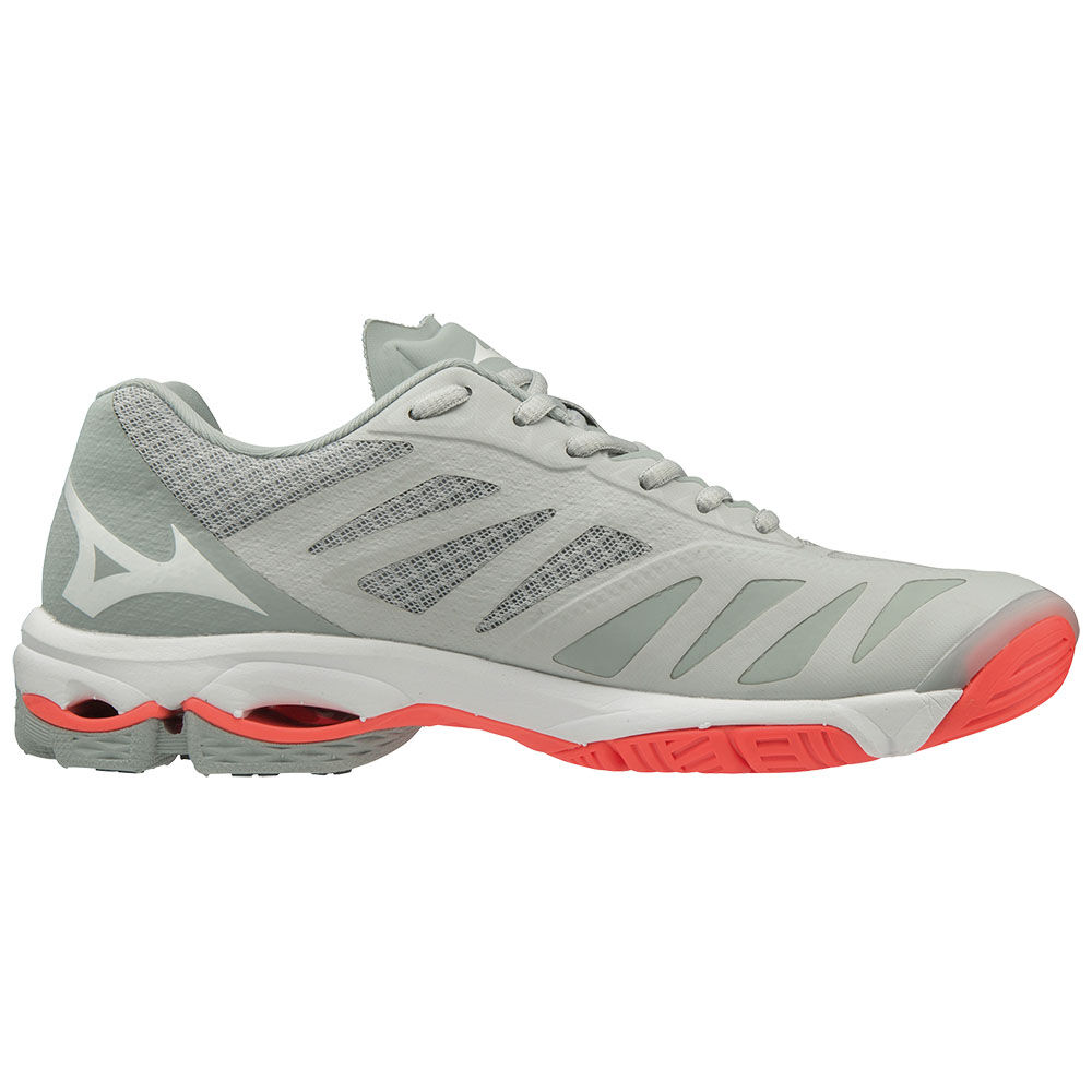 Zapatillas Voleibol Mizuno WAVE LIGHTNING Z5 Mujer Gris/Blancas Baratas TVLK-41538